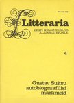 Gustav Suitsu autobiograafilisi märkmeid