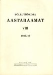 Põllutöökoja aastaraamat (8. osa)