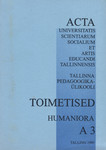 Eesti kultuuriloost 20. sajandi esimesel poolel. About the Estonian cultural history on the first part of the 20th century