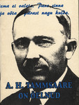 A. H. Tammsaare on öelnud