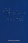 Scripta manent