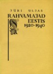 Rahvamajad Eestis 1920-1940
