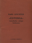 «Estonia» muusikalise arengu keskusena