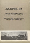 Kunda Tsemenditehas 125. Kunda Cement Factory 125