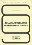 Tulumaksuseaduse rakendamise juhend