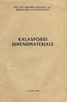 Kalaspordi juhendmaterjale