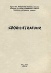Kooriliteratuur