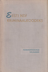 Eesti NSV kriminaalkoodeks