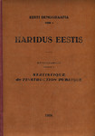 Haridus Eestis. Statistique de l'instruction publique