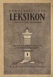 Konversatsioon-leksikon (1. osa)