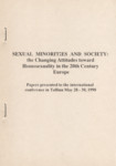 Sexual minorities and society