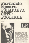 Pühapäeva õhtupoolikul