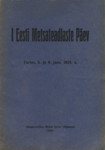 I Eesti metsateadlaste päev
