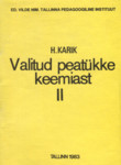Valitud peatükke keemiast (2. osa)
