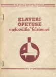 Klaveriõpetuse metoodika küsimusi