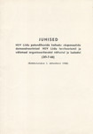 Juhised NSV Liidu patendihuvide kaitseks eksponaatide demonstreerimisel Nõukogude Liidu territooriumil ja välismaal organiseeritavatel näitustel ja laatadel (3P-7- 68)