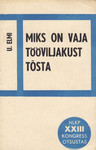 Miks on vaja tööviljakust tõsta