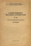 Lääne-Euroopa muusika literatuur (2. osa)