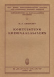 Kohtuistung kriminaalasjades