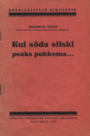 Kui sõda siiski peaks puhkema...