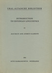 Introduction to Estonian linguistics