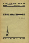 Deklamatsioone