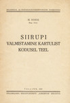 Siirupi valmistamine kartulist kodusel teel