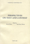 Perspectives on text and context