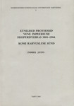 Etnilised protsessid Vene impeeriumi siseperifeerias 1801- 1904