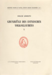 Grundzüge des estnischen Volksglaubens (1. osa)
