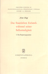 Das Staatsleben Estlands während seiner Selbständigkeit (1. osa)