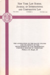 The annexation of the Baltic States and its effect on the development of law prohibiting forcible seizure of territory