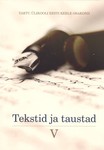 Tekstid ja taustad (5. osa)