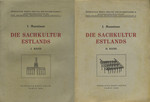 Die Sachkultur Estlands