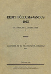 Eesti põllumajandus 1925 (4. osa)