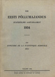 Eesti põllumajandus 1934 (13. osa)