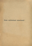 Kudas naisterahvad armastavad?