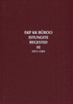 EKP KK büroo istungite regestid (3. osa)