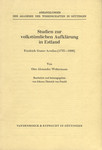 Studien zur volkstümlichen Aufklärung in Estland