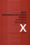 Eesti rakenduslingvistika ühingu aastaraamat (10. osa)