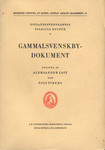 Gammalsvenskbydokument