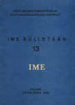 IME-bülletään (13. osa)