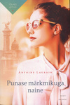 Punase märkmikuga naine