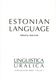  Estonian language 