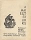  A mai Észt exlibris. The contemporary Soviet-Estonian ex-libris art 
