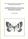 Lepidopteroloogiline informatsioon (10. osa)