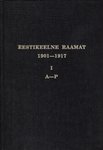 Eestikeelne raamat 1901–1917