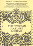 The Estonian Folklore Archive