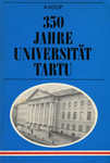 350 Jahre Universität Tartu