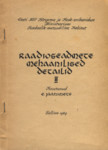 Raadioseadmete mehaanilised detailid